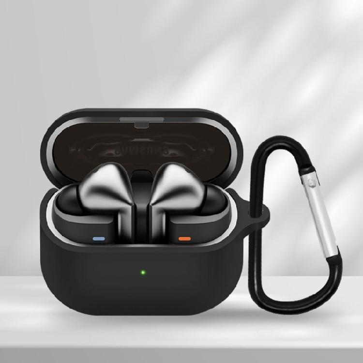 Силиконовый чехол для наушников, защита всего корпуса с карабином, для Buds 3Pro, протектор музыкального оборудования, защитный чехол