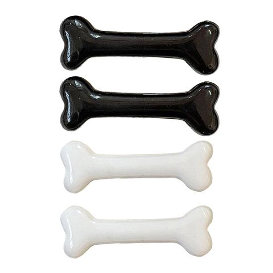 4 шт. Заколки для волос для девочек в форме косточки, нескользящие, зажимы для волос, инструмент для укладки густых тонких прямых волос, на день рождения