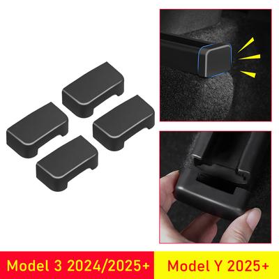 4 шт. Защитная крышка направляющей сиденья для Tesla Model 3 2026 Model Y Juniper Аксессуары Передняя задняя часть Защита направляющей заднего сиденья