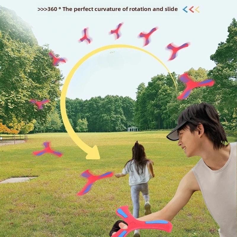 Уличная игра на лужайке Детские игрушки-бумеранги из ЭВА Игрушки для занятий спортом на открытом воздухе Детские интерактивные игрушки для родителей и детей Подарок на день рождения