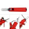 1Pc Professional Cable Stripper Knife with Rubber Handle for PVC Wire Fast Insulation Stripping Tool