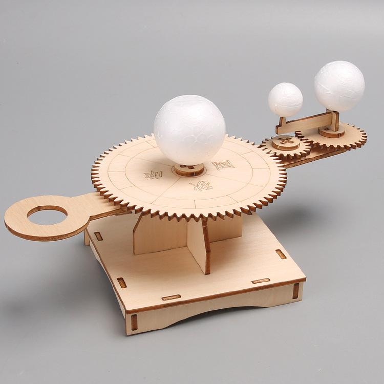 Луна Земля Солнце Инструмент из трех шариков DIY Технология Мелкое производство Студенческая астрономия Детские игрушки Научные экспериментальные материалы