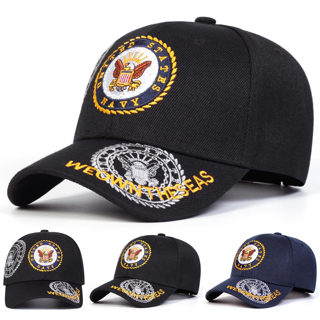 Men Letter Eagle Embroidered Baseball Cap Outdoor Sport Adjustable Sunscreen Leisure Hat Spring Autumn Travel Tourism Beach Vacation