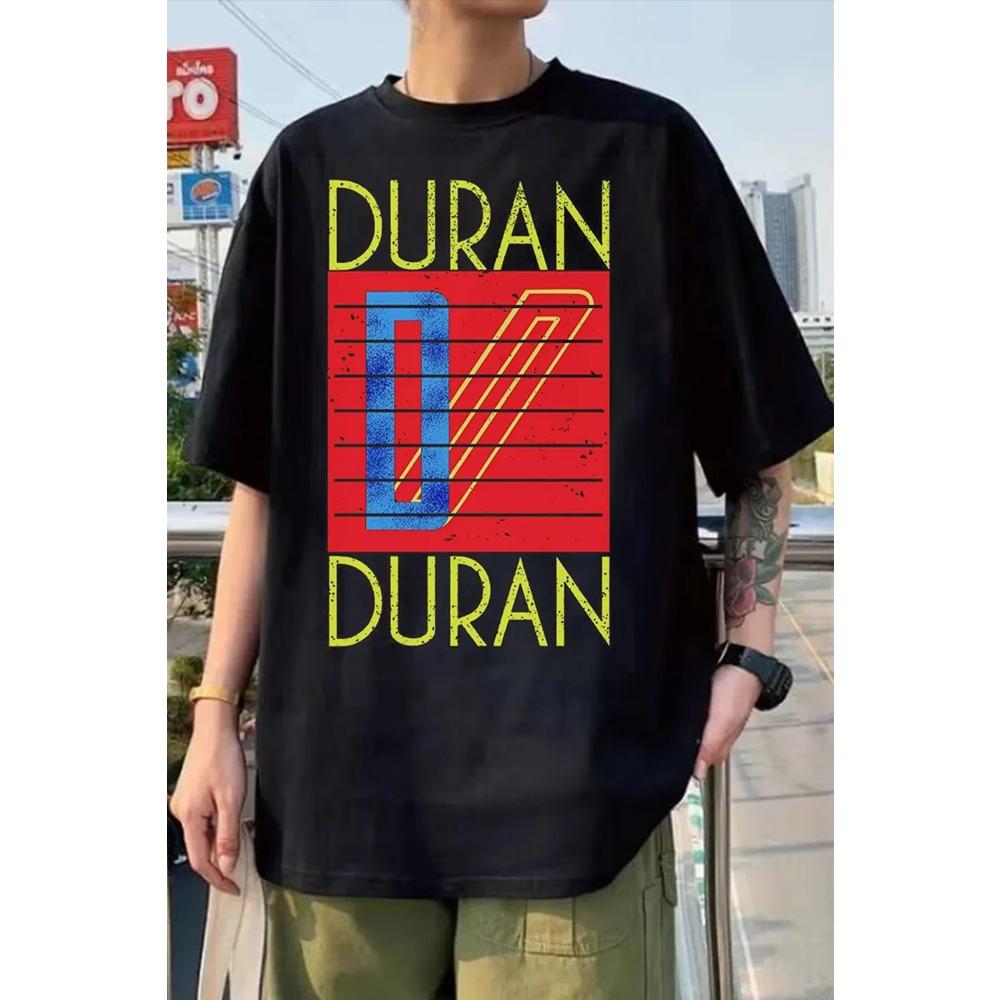 Модная футболка с графикой Duran Duran Мужские Женские Хлопковые Футболки с коротким рукавом с круглым вырезом Одежда Свободные Топы