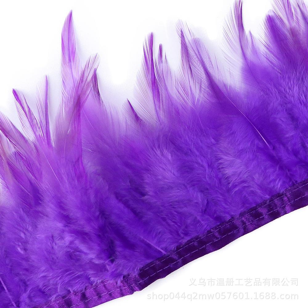 4-6 Острый край ткани для волос Аксессуары для одежды Материал для DIY Многоцветный на выбор Кружево из куриных перьев Отделка края платья-юбки