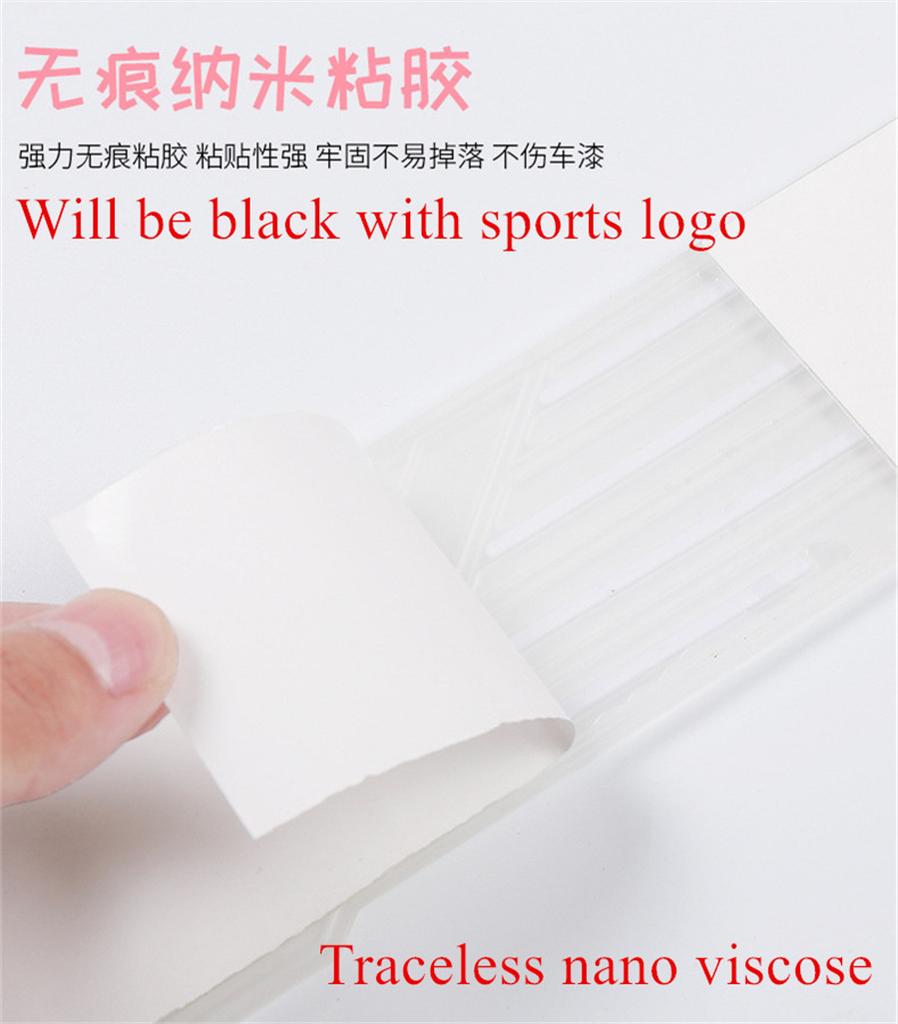 4 шт. Универсальные резиновые накладки на пороги дверей автомобиля, защитные панели, накладки на ступеньки, защита углов бампера