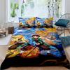This Three-piece Anime Print (Kimetsu No Yaiba) Bedding Set—including A Duvet Cover and Two Pillowcases—is The Perfect Holiday