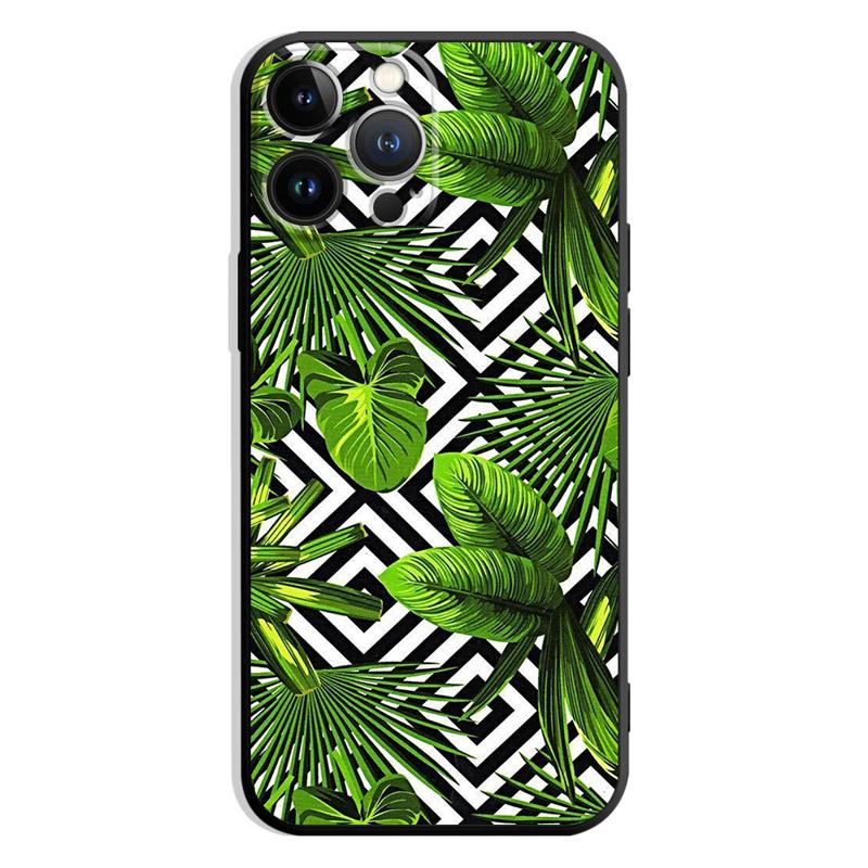 Retro Flower Leaf  Phone Case For iPhone Samsung Galaxy Redmi Xiaomi Oppo OnePlus Note S A 7 8 9 10 11 12 13 14 20 21 22 23 53 54 Pro Max Plus Ultra