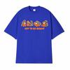 Off To Be Brave Monkey Leam Punch Graphic Tshirts Unisex Women Retro Street Fashion T Shirt Summer Oversized High Quality T Shirts