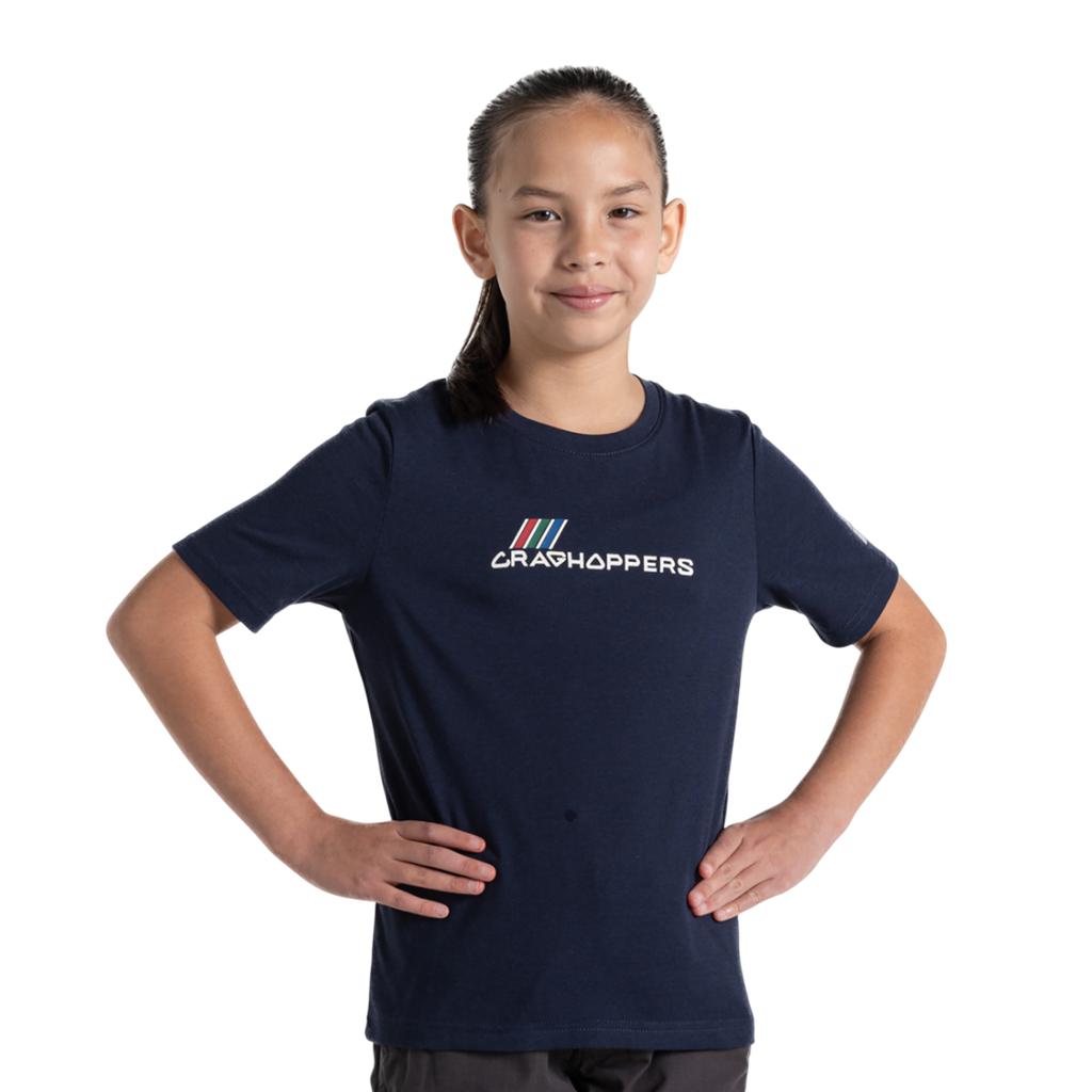 Craghoppers Childrens/Kids Ellis Logo Short-Sleeved T-Shirt