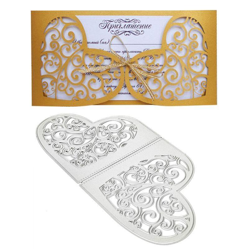 Wedding Heart Metal Cutting Dies Stencil DIY Scrapbooking Album Stamp Paper Card Embossing Craft