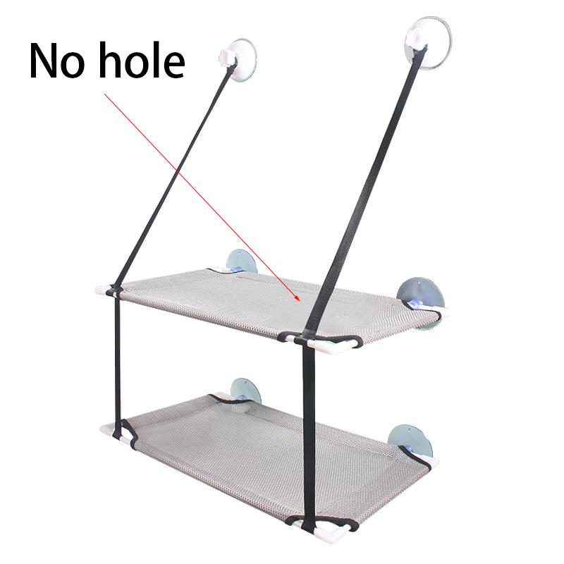 Cat Hammock Suction Cup Windowsill Cat Comfortable Hammock Summer Breathable Mesh Double Hanging Beds Pet Hammock