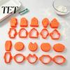 Fondant Pressing Molds 10Pcs Halloween Cake Pop Mold with 100 Paper Sticks, Pumpkin Ghost Handmade Decorating Tools Skull Baking for Party Favors,