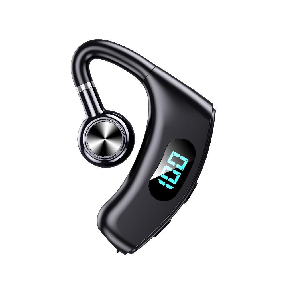 New Bluetooth Headset Wireless Hanging Ear Digital Display Without Ear Air Conduction Business Long Life