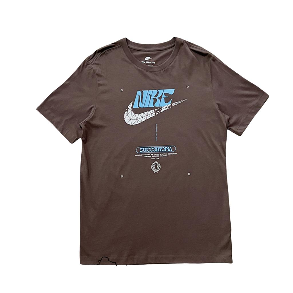 Nike Swoosh Повседневная Трикотажная Дышащая Футболка с Коротким Рукавом Мужские Топы HF0488-237