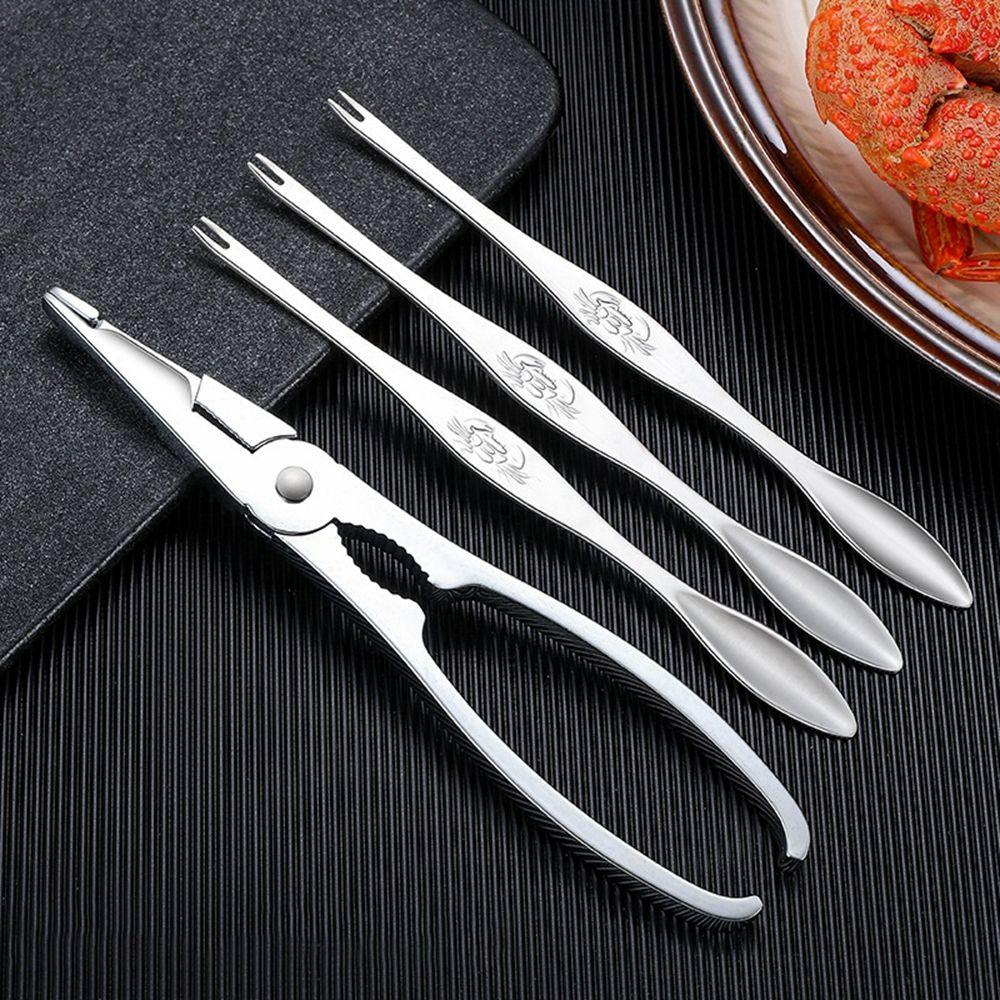 Clamp Pliers Lobster Clip Peel Shrimp Crab Tool Set Seafood Tool Crab Crackers Kitchen Gadgets
