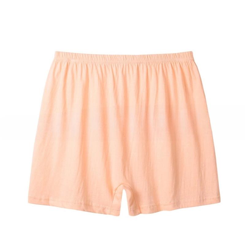 Большого размера женские хлопковые трусы-боксеры с высокой посадкой, женские шорты, свободное нижнее белье, трусы-боксеры для женщин среднего возраста XL XXL 3XL 4XL 5XL