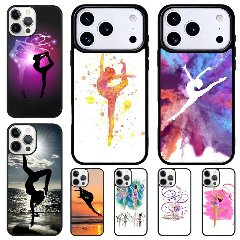 Масляная живопись Гимнастика Мягкий чехол для телефона для iPhone 17 Air 16 15 11 12 14 13 Pro Max Ударопрочный чехол