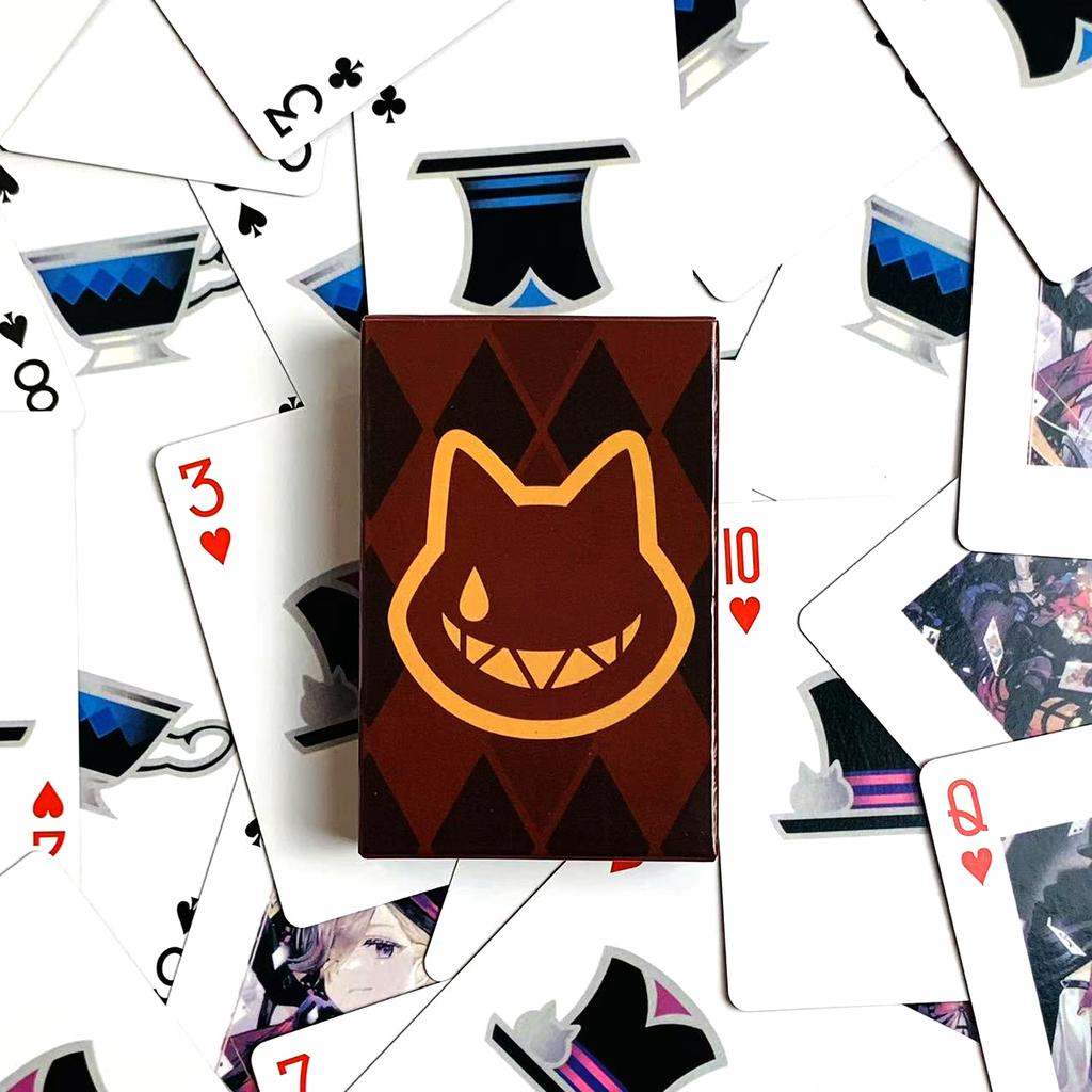 КАРТЫ Игра 55 шт. Карты Genshin Impact Лини Герой Косплей Покер Магия Игральные карты Хэллоуин Рождественская вечеринка Игра