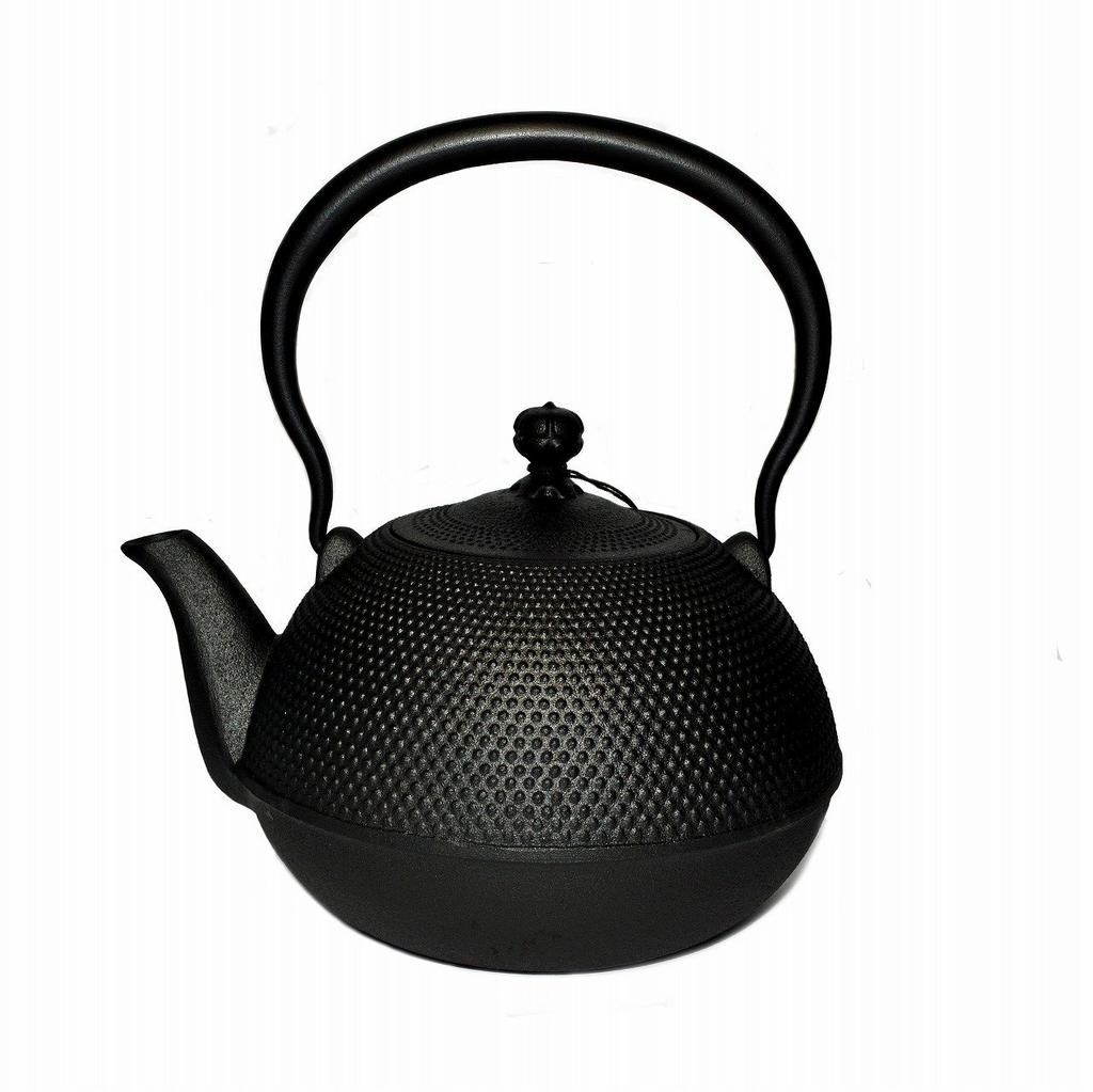 Oigen Casting Nanbu Iron Kettle Made In Japan Natsume Arale Black 1.2L H-143