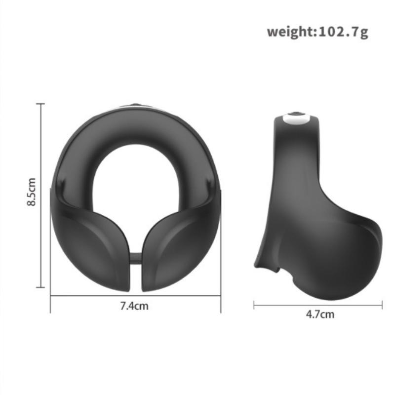 New Model, Charging, Silicone Vibration, Locking Ring, Male Use Delay Device, Self-pleasuring Device, Testicle Locking Ring, Couple's Sex Product