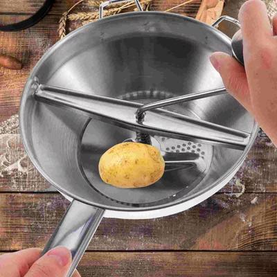 Картофельный пресс для пюре, пресс для чеснока из нержавеющей стали, соковыжималка для фруктов, ломтерезка, пресс для пюре из картофеля, овощей и овощей