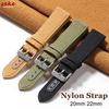 20mm 22mm Braided Canvas Watch Band for Samsung Galaxy 3/4 40mm 44mm Classic 46/42mm Quick Release Bracelet for Huawei Straps
