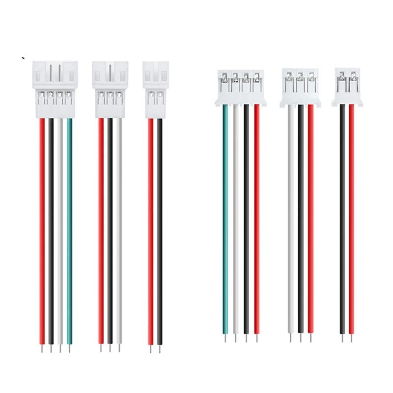 Pack of 30pcs PH2.0 Aerial Docking Terminal Wire PVC Metal Connectors 2P/3P/4P for Secure High Efficient Transfer