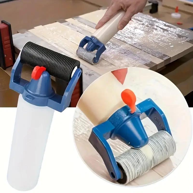 Набор бутылок с роликом для клея для деревообработки и рукоделия, бутылка для клея с роликом, портативный простой набор аппликаторов для клея по дереву