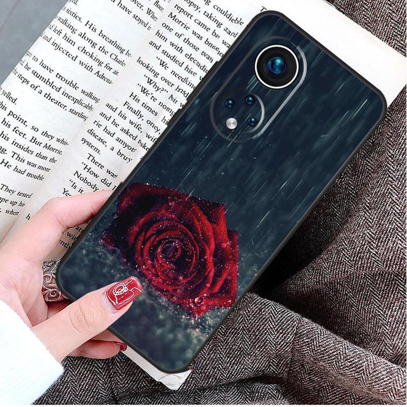 Чехол-цветок Красная Роза для Honor Magic 8 5 6 7 Lite Honor 200 400 Pro 50 70 90 X9d X9b X9c X9a X8c X8b Win RT