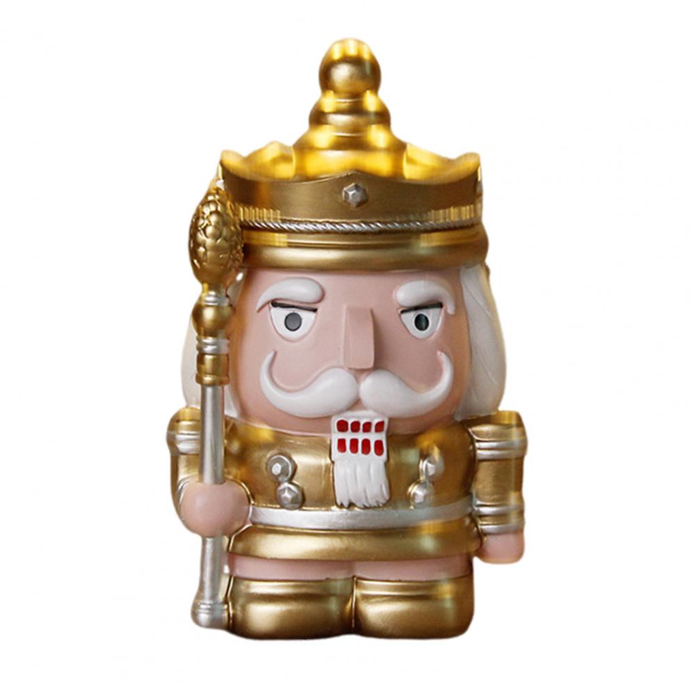 Nutcracker Soldier Money Box Resin Nutcracker Soldier Coin Bank for Saving Seasonal Cheer Multifunctional for Holiday for Kids