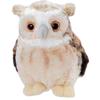 Cute Sales Eagle Owl Brown N0072 H18 X W14 X D13cm