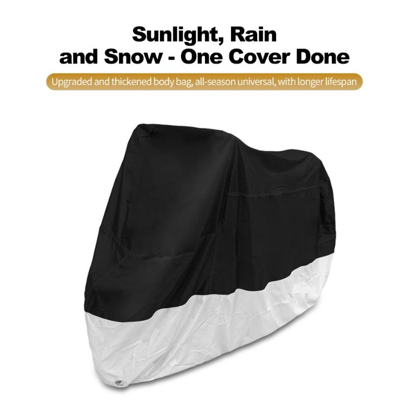 Уличный водонепроницаемый чехол для мотоцикла, всесезонный водонепроницаемый пылезащитный УФ-защитный чехол для мотоцикла, универсальный дождевик