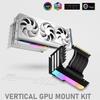 Vertical Graphics Card Holder GPU Support PCI-E 4.0 16X Riser Expansion Cable Computer Case Chassis Video Card 90 Degrees Right Angle Mount Bracket