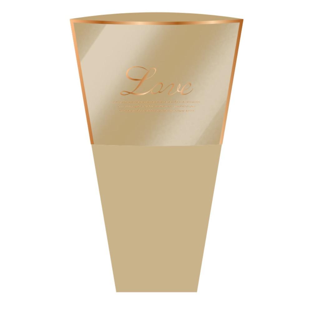 20PCS Transparent Flower Packaging Bag Kraft Paper Flower Paper Bag Valentine's Day Gift