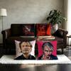 H-Hannibal Mads Mikkelsen pillowcase casual style decoration, suitable for home decoration (excluding pillow core)