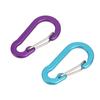 Colorful Aluminum Gourd Carabiner Keychain with S-Shaped Quick Release & Water Bottle Hanger