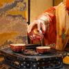 Edenus Tang Dynasty Lacquer Red Ceramic Travel Tea Set