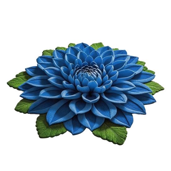 3D Flower Floor Mat Absorbent Large Flower Area Rug Non-Slip Bathroom