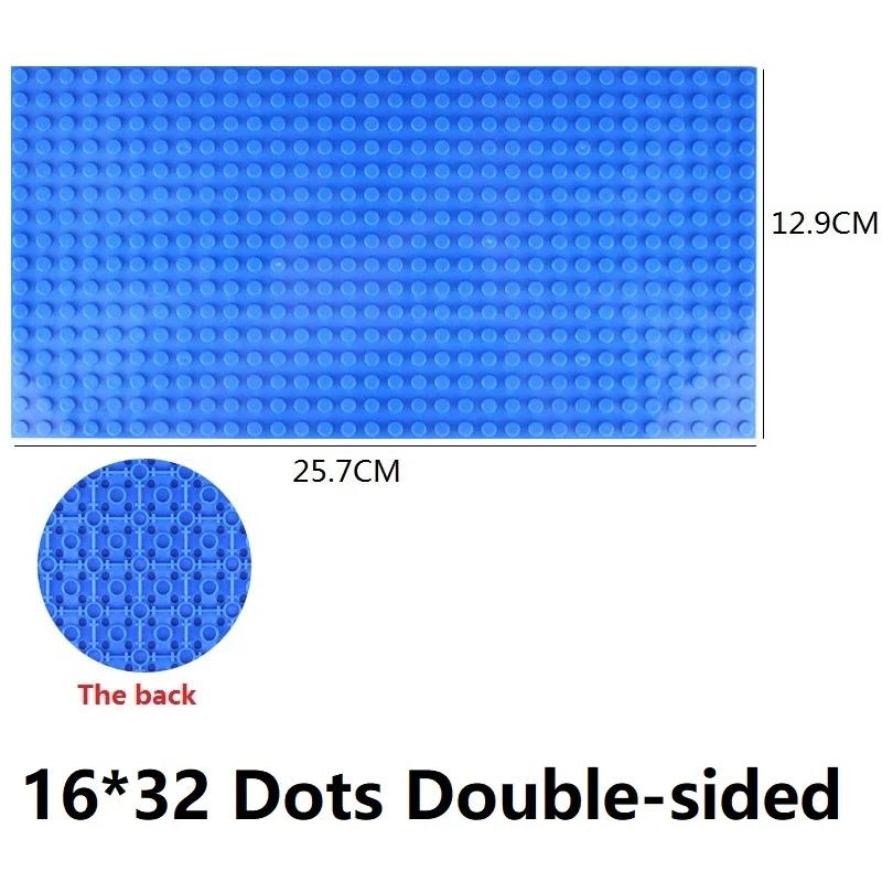 Single Double Sided Building Plates 32X32 16X16 16X32 Dots Diy Simulated Scene Building Block Base Compatible With Major Brands