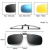 3 Pack, Clip On Flip Up Polarized Lens For Uv Protection Sunglasses/dian01