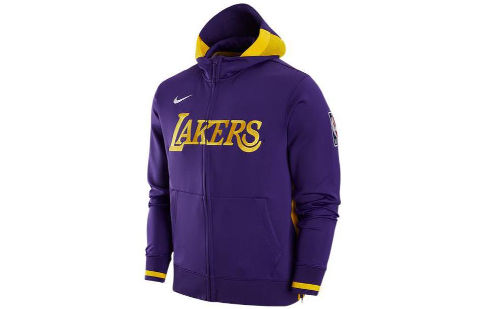 Nike Худи на молнии NBA Los Angeles Lakers Домашнее Showtime Dri Fit DR2084-504