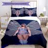 3pcs Taylor Swift pattern bedding set duvet cover set includes duvet cover &pillowcases, perfect all season bedroom decoration & gift