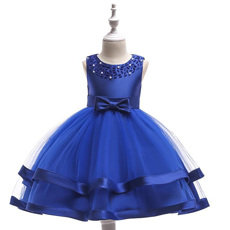 Girls Princess Dress Formal Party Gown Kids 110-150cm
