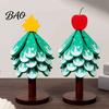 Space Saving Folding Trivet for Cookware Tree-Shaped Wooden Trivets with Storage Stand, Collapsible Heat Resistant Foldable Hot Pots Pot Holders, Anti