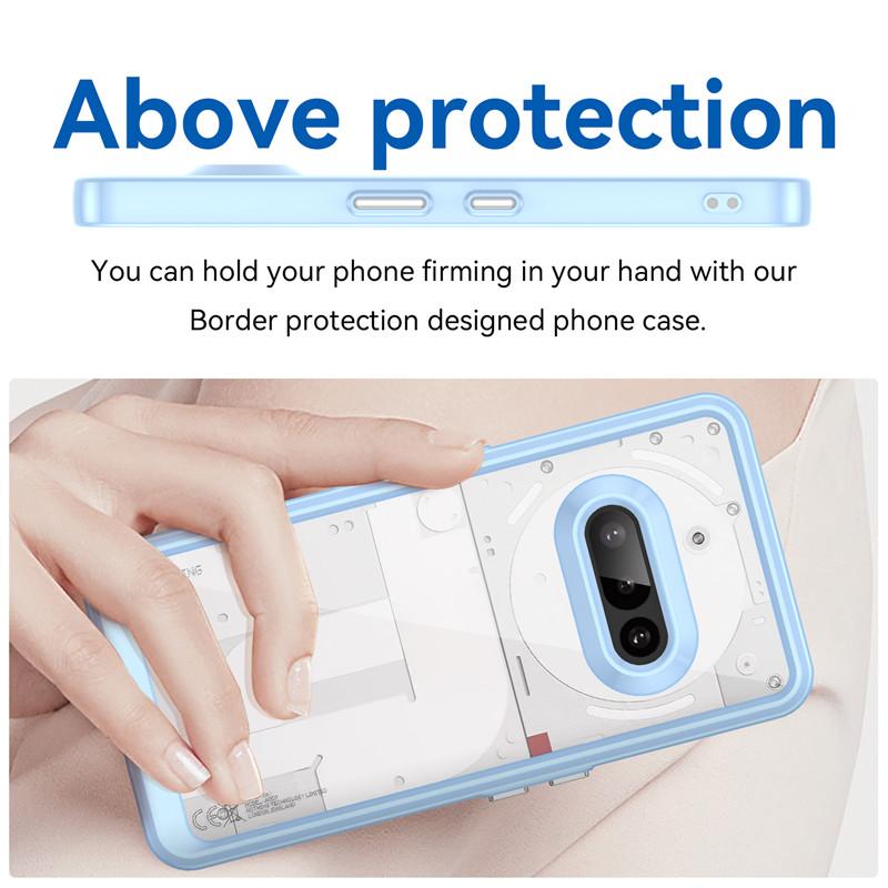 Чехол для Nothing Phone 3a Чехол для Nothing Phone 3a ТПУ ободок Акриловая задняя панель Защитные чехлы для телефона На Nothing Phone (3a) ножны