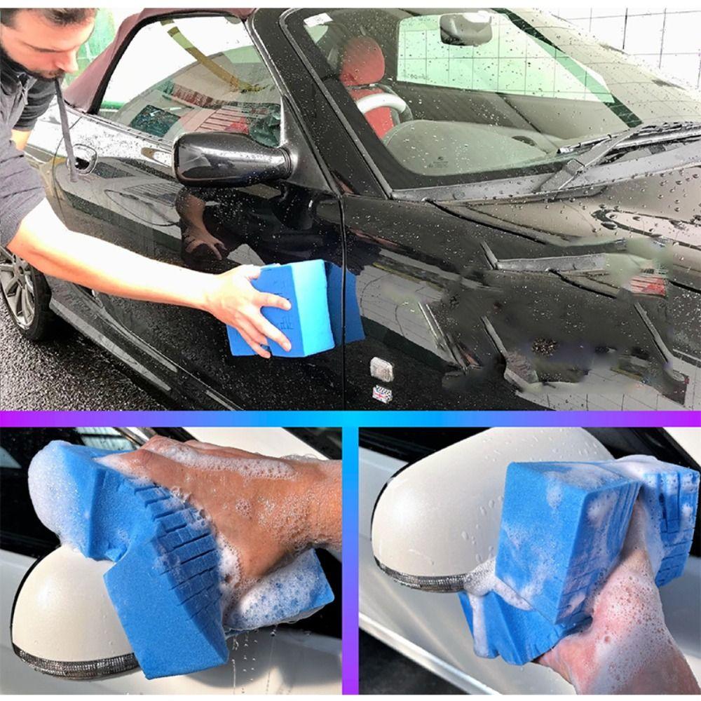 Soft Large Cross Soft Foam Grid Sponge Sponge Multifunctional Large Sponge Tire Wash Wipe Tool