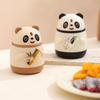Restaurant Decorative PP Panda Cat Unique Cute Toothpick Holder Storage Box Container Jar Toothpick Dispenser