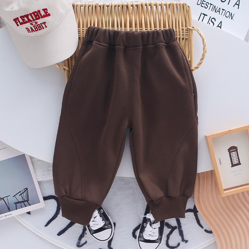 Комплект из двух предметов с длинным рукавом для мальчиков - полосатая рубашка ПОЛО с галстуком + повседневные брюки - Одежда высокого качества - размеры S-XXL