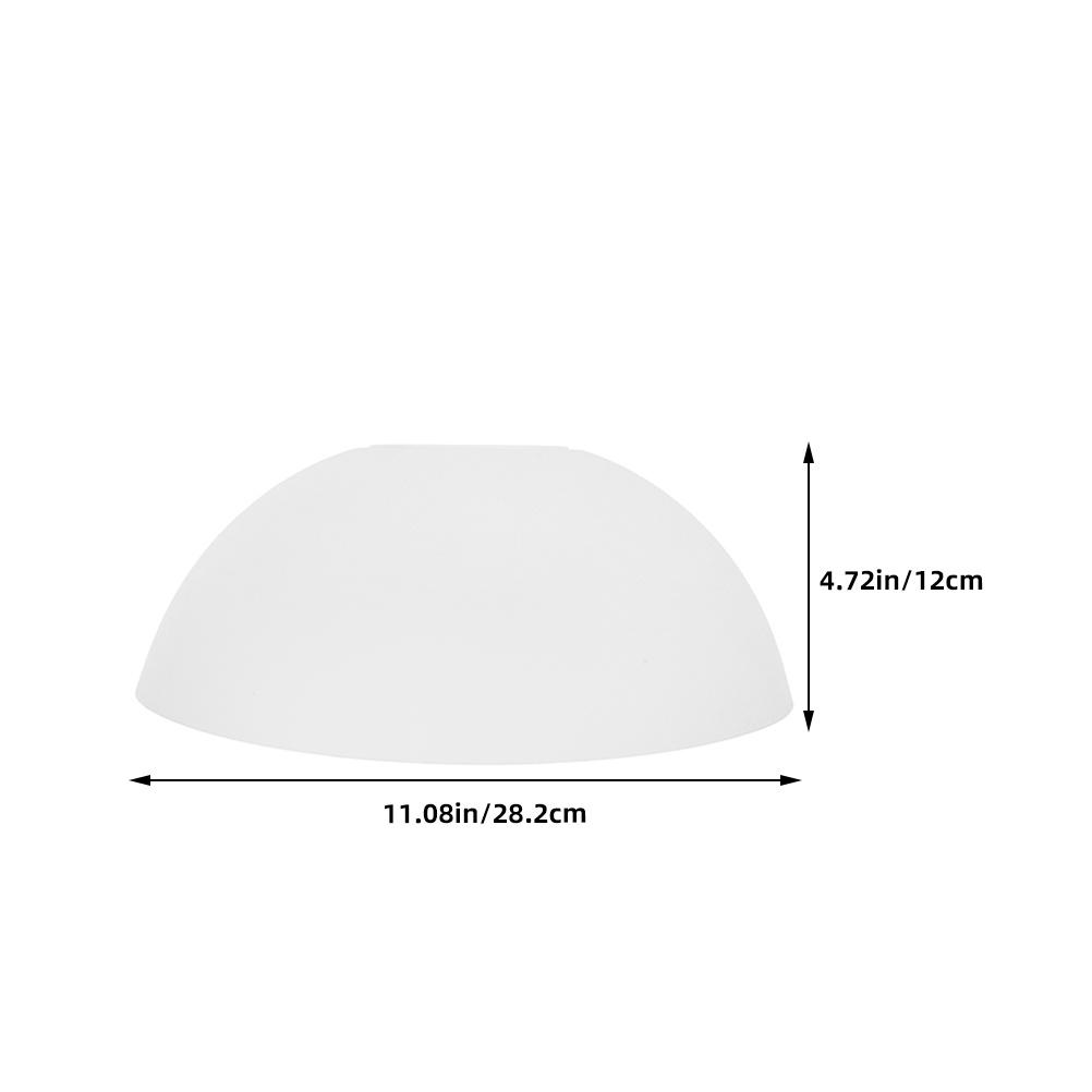3 шт. Белый пластиковый грибовидный абажур Замена чаши Глобус для торшера Подвесной потолочный вентилятор Настенный бра Люстра Свет